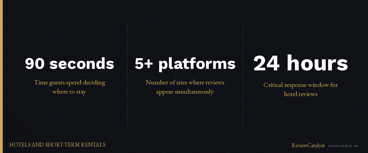 Key stats: How Hotels and Short-Term Rentals Can Manage Their Online Reputation